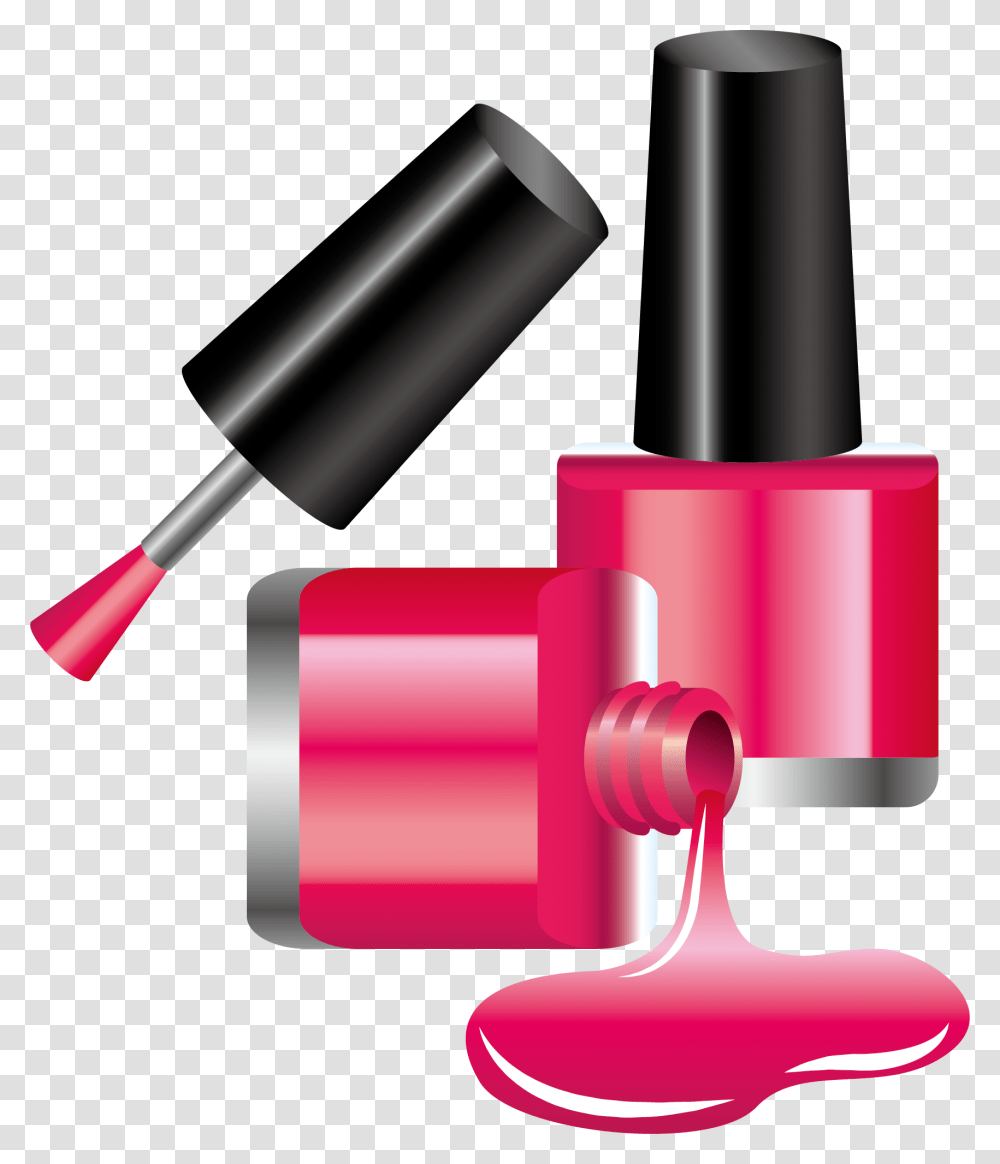 Nail Nail Polish Manicure Free And Clipart Download, Lipstick, Cosmetics, Suspension, Machine Transparent Png