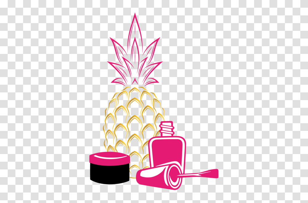 Nail Polish Clipart Hession Hairdressing, Plant, Pineapple, Fruit, Food Transparent Png