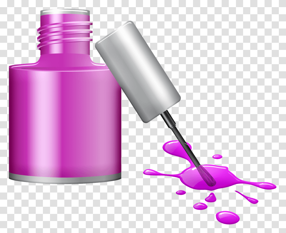 Nail Polish, Cosmetics, Bottle, Lipstick Transparent Png