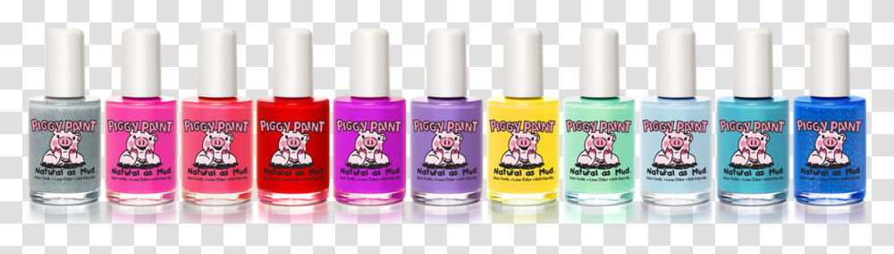 Nail Polish Rainbow Piggy Paints, Cosmetics, Bottle, Perfume, Deodorant Transparent Png