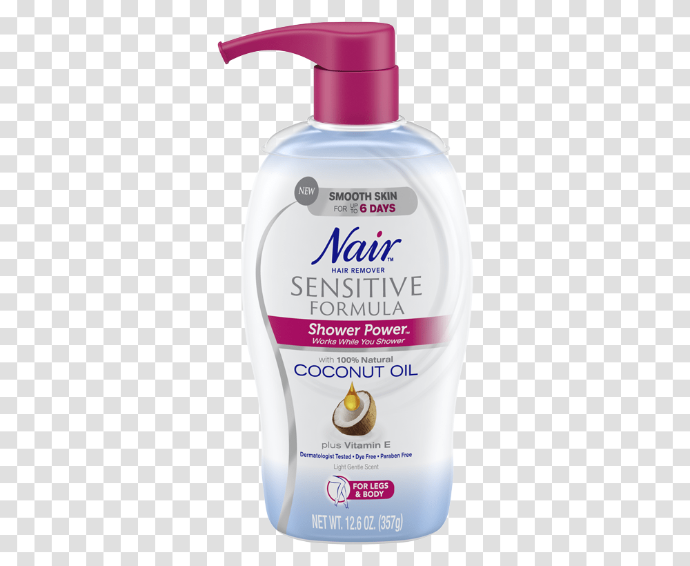 Nair Hair Removal Coconut Oil, Bottle, Shaker, Shampoo, Cosmetics Transparent Png
