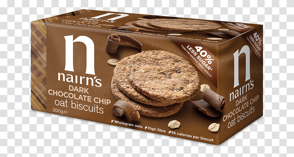 Nairns Chocolate Oat Biscuits, Food, Plant, Box, Bread Transparent Png