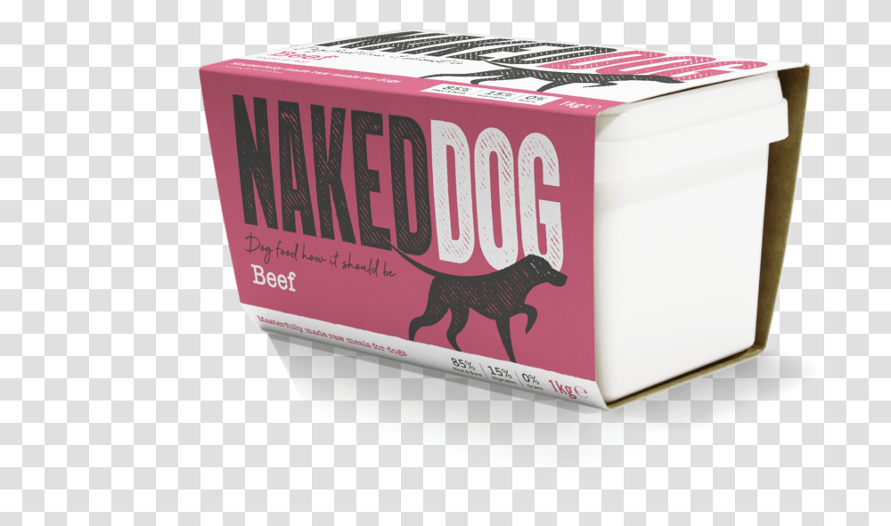 Naked Dog Side On 1kg Beef Working Animal, Box, Sweets, Food, Dinosaur Transparent Png