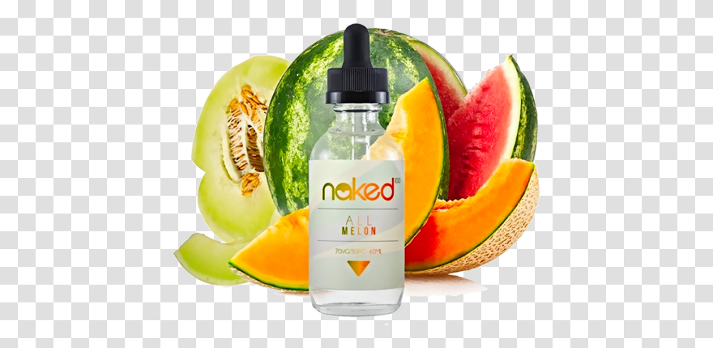 Naked Melon E Juice, Fruit, Plant, Food, Watermelon Transparent Png
