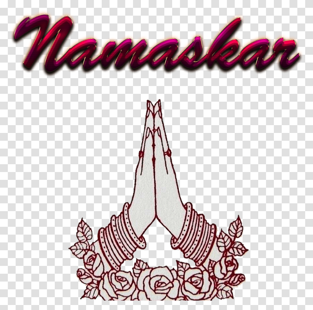 Namaskar Free Image Download Namaskar, Logo, Trademark Transparent Png