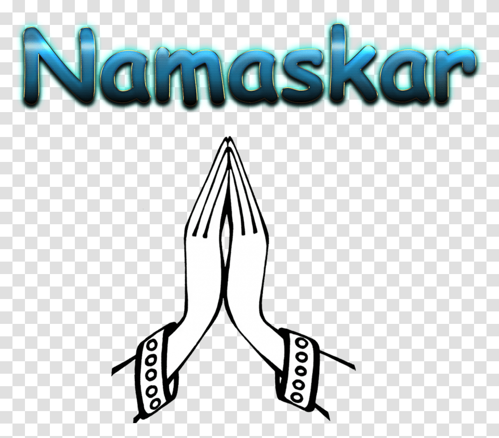 Namaskar Free Pic Namaskar, Arrow, Cutlery, Logo Transparent Png