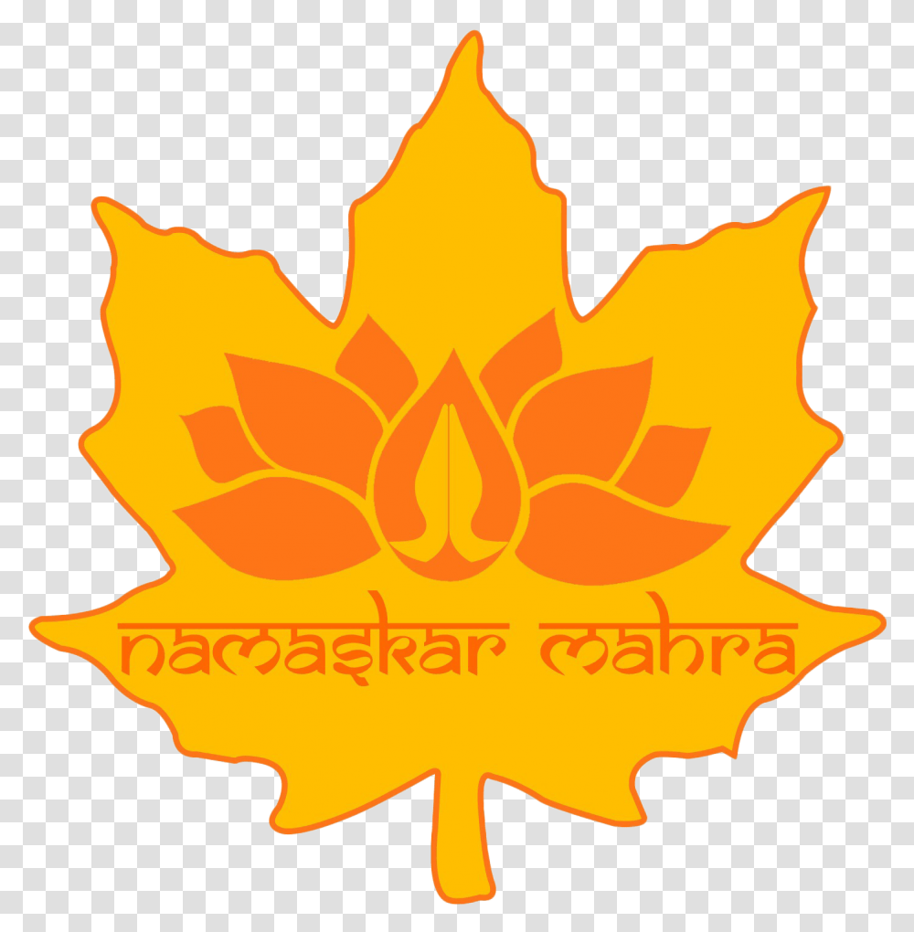 Namaskar Logo Download Namaskar Logo, Leaf, Plant, Maple Leaf, Tree Transparent Png