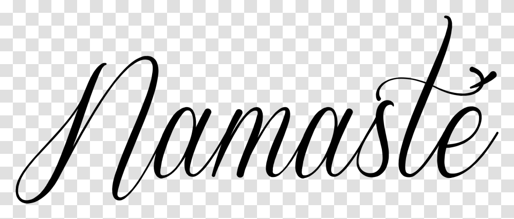 Namaste Cursive, Gray, World Of Warcraft Transparent Png