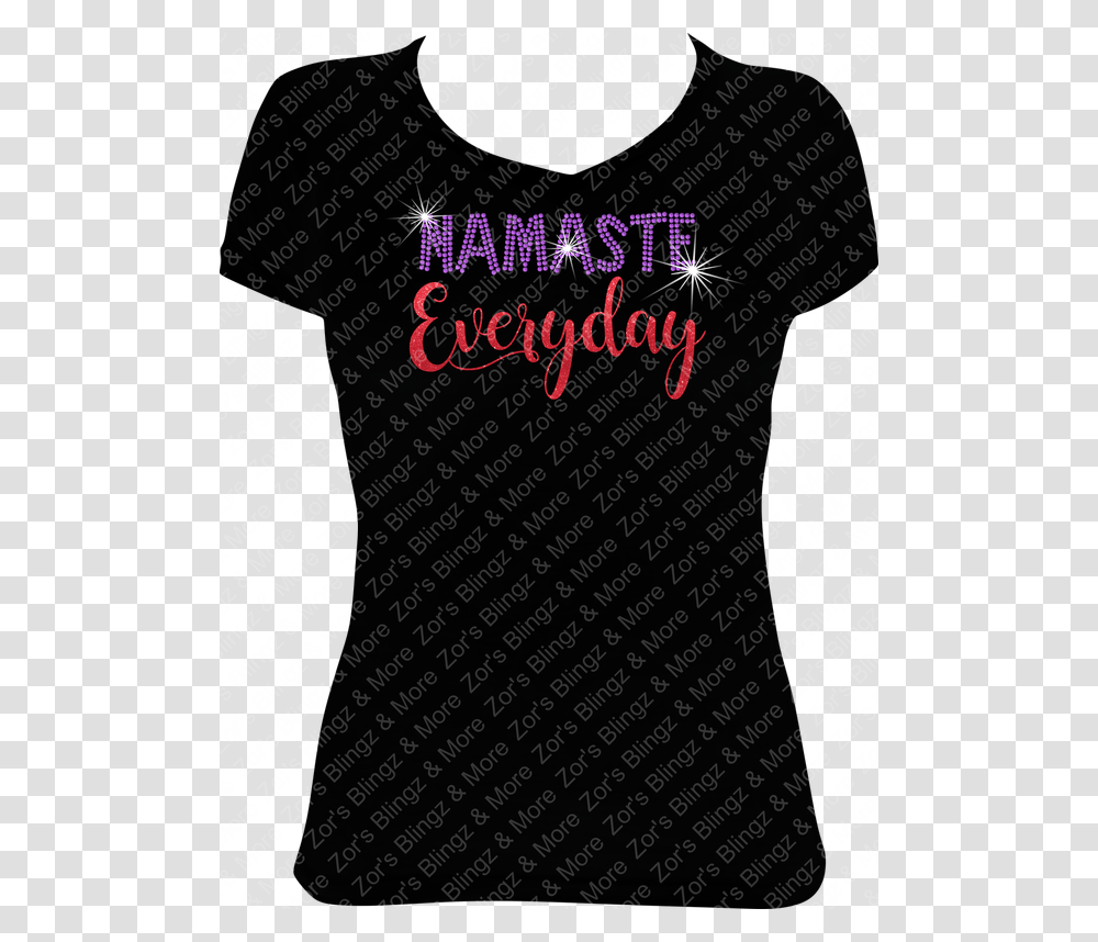Namaste Everyday Vinyl Rhinestone Design Volleyball Mom Shirt Designs, Poster, Advertisement, Flyer, Paper Transparent Png