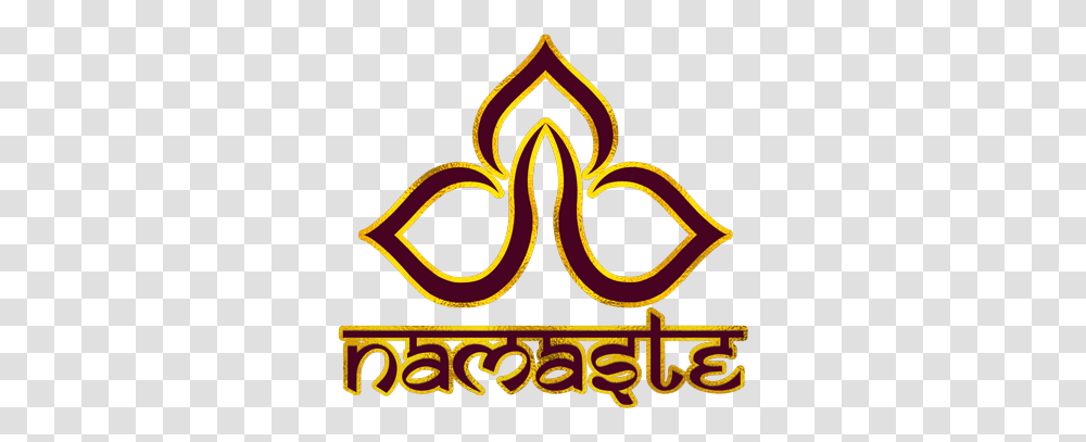 Namaste Indisches Restaurant Logo Logos Namaste, Label, Text, Symbol, Crown Transparent Png