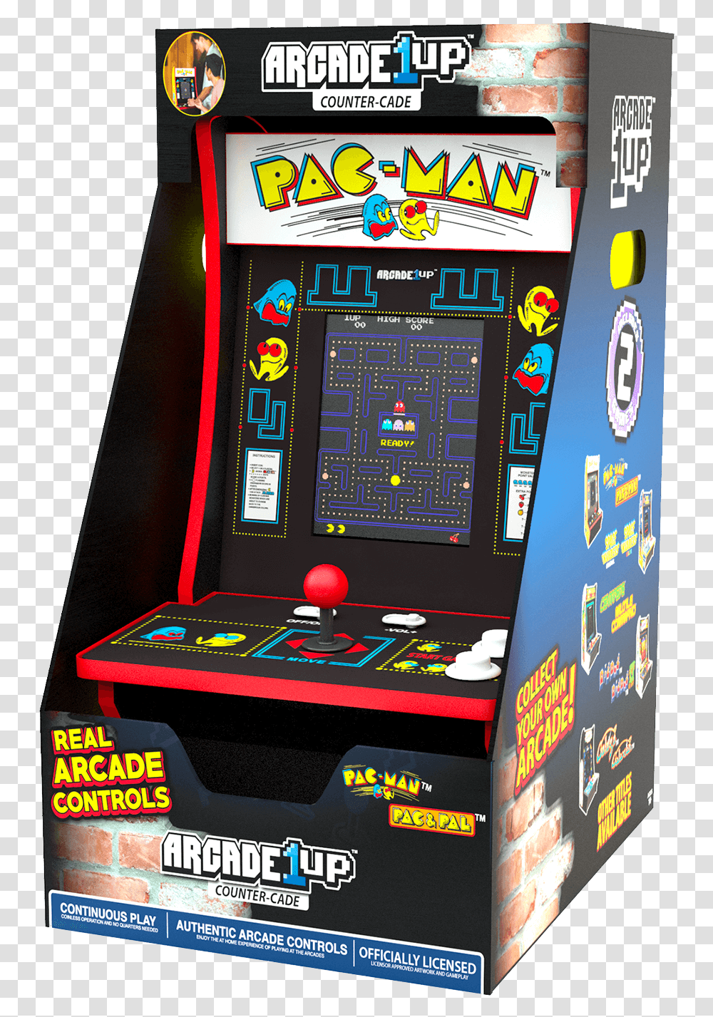 Namco Pac Man Counter CadeClass Lazyload Lazyload Centipede, Arcade Game Machine Transparent Png