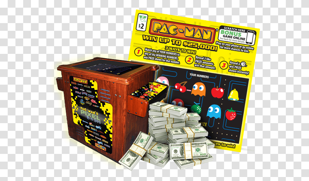 Namco Pacman Cocktail, Arcade Game Machine, Pac Man Transparent Png