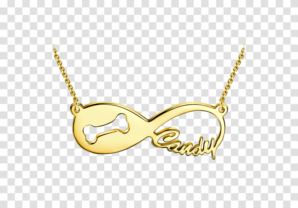 Name Necklace Official Bone Infinity Name Necklace Gold Plated, Pendant, Jewelry, Accessories, Accessory Transparent Png
