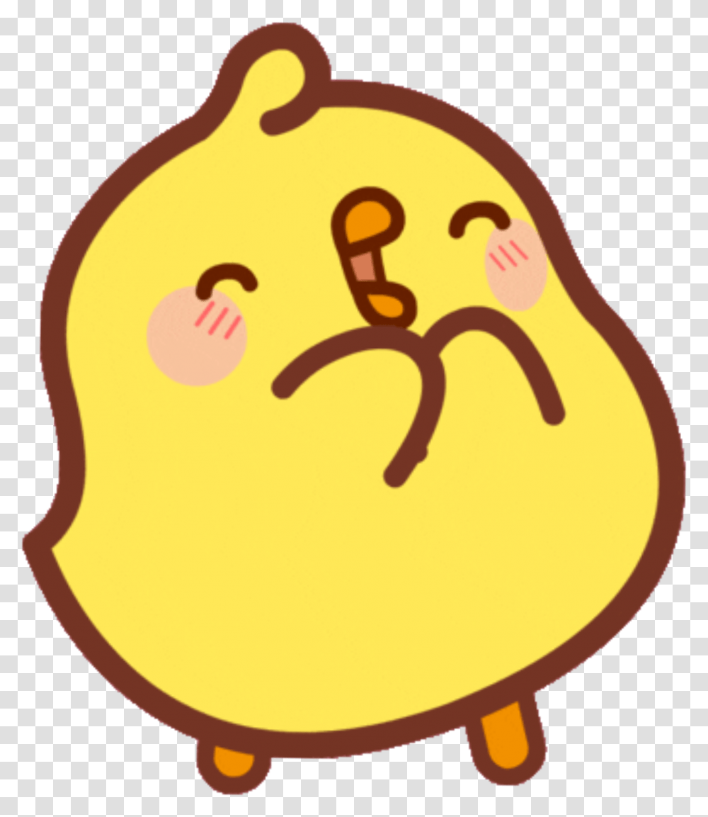 Name Of The Character Molang And Piu Piu Stickers, Food, Animal, Plant, Seed Transparent Png