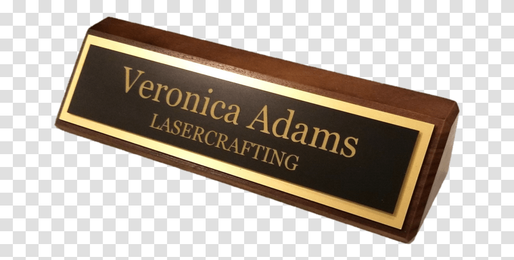Name Plate Price, Plaque, Gold, Sign Transparent Png