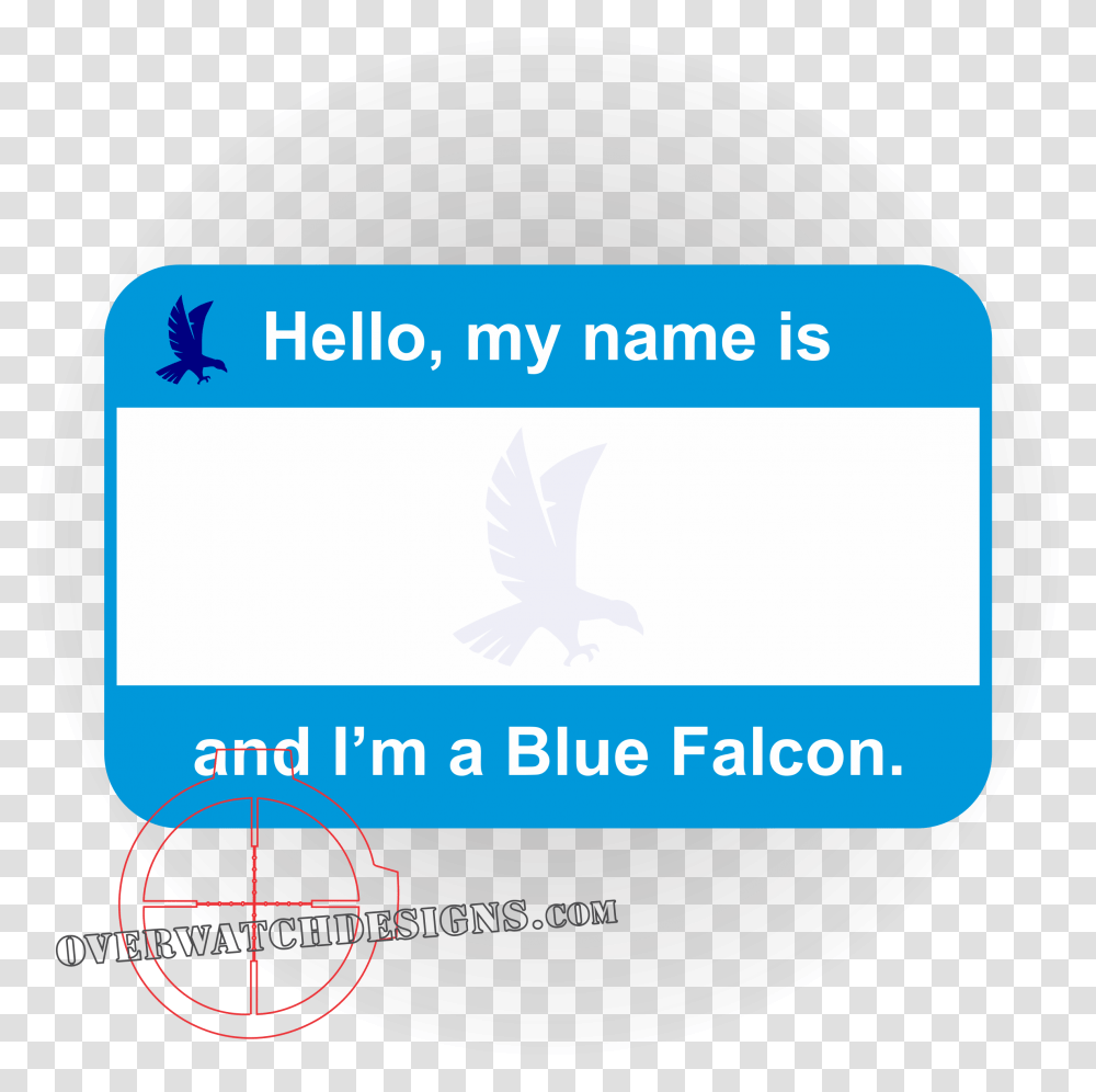Name Tag Clipart Blue Falcon Name Tag, Label, Id Cards, Document Transparent Png