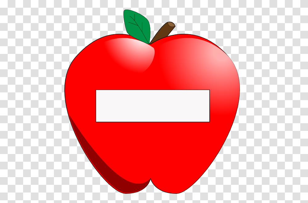 Name Tag Clipart Free Printable Apple Tags, Plant, Fruit, Food, First Aid Transparent Png