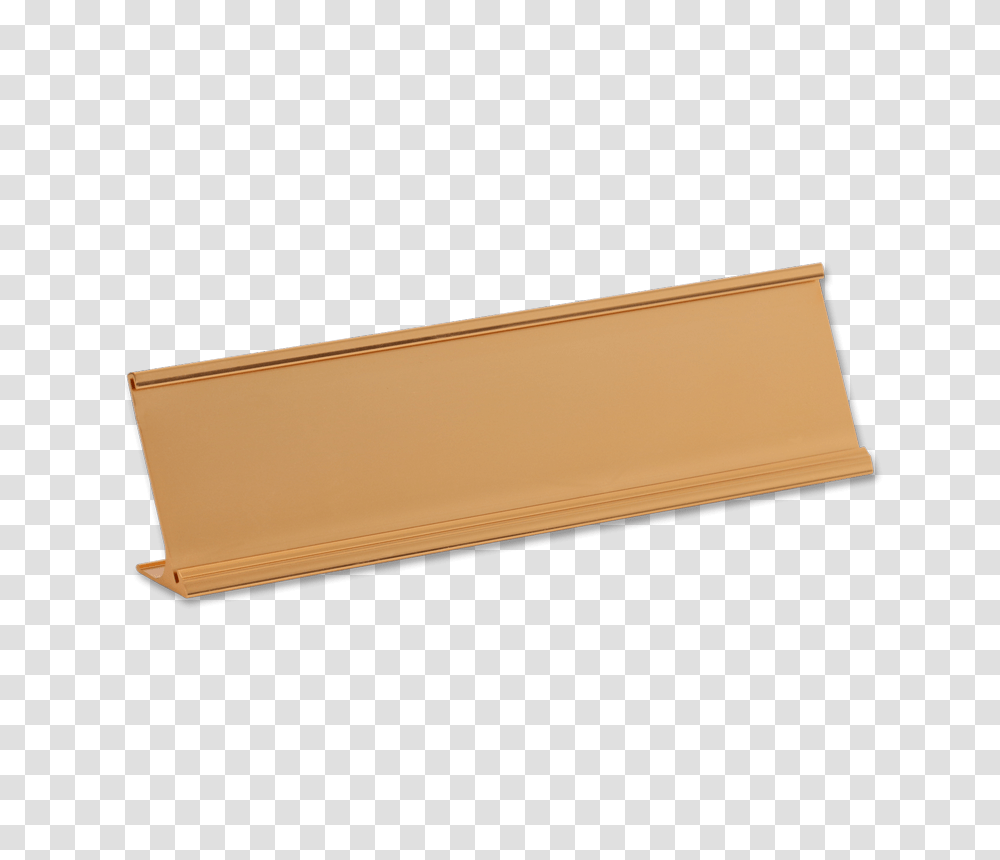 Nameplate Desk Holder Rose Gold, Pencil Box Transparent Png