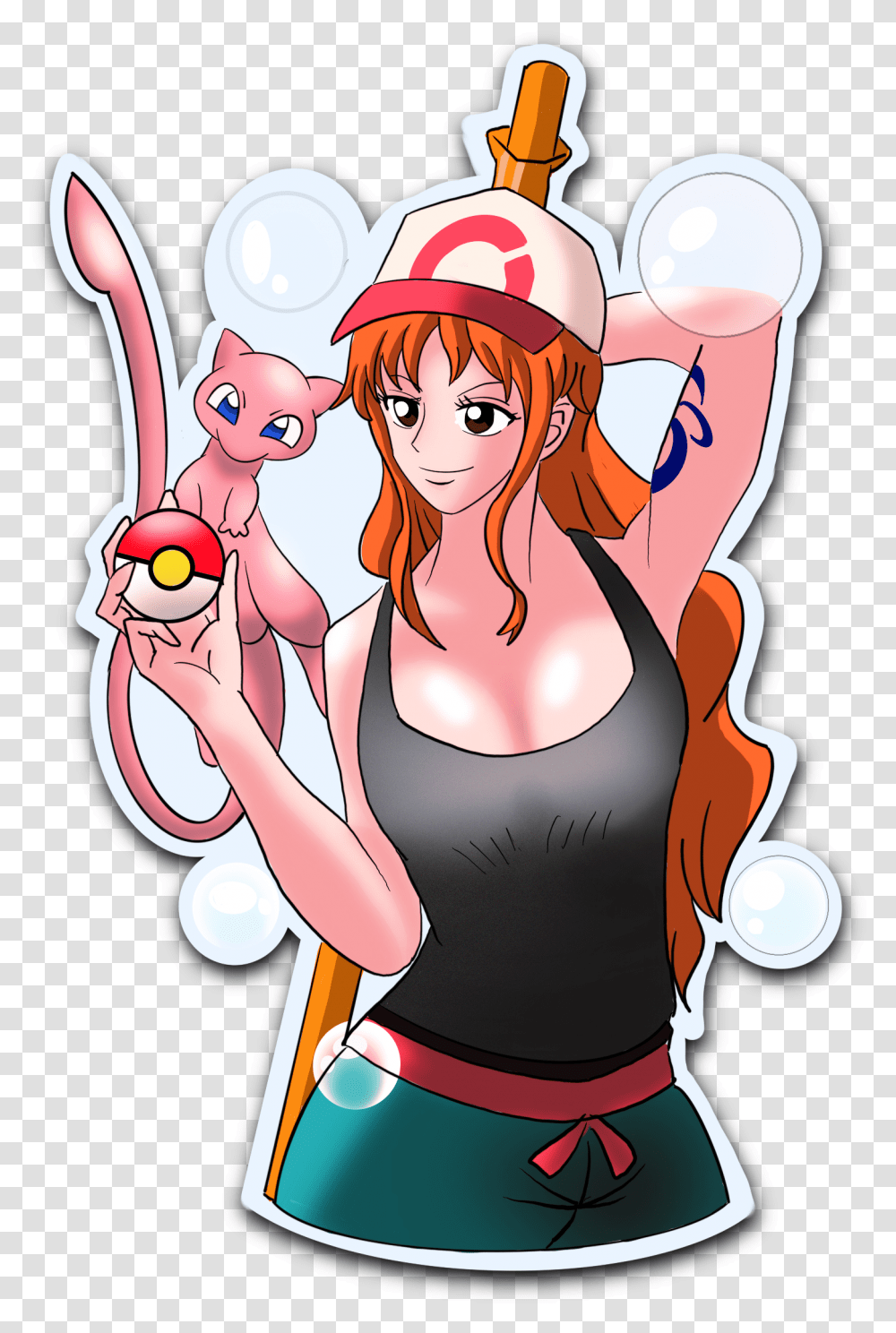 Nami The Pokemon Trainer Cartoon, Clothing, Costume, Face, Graphics Transparent Png
