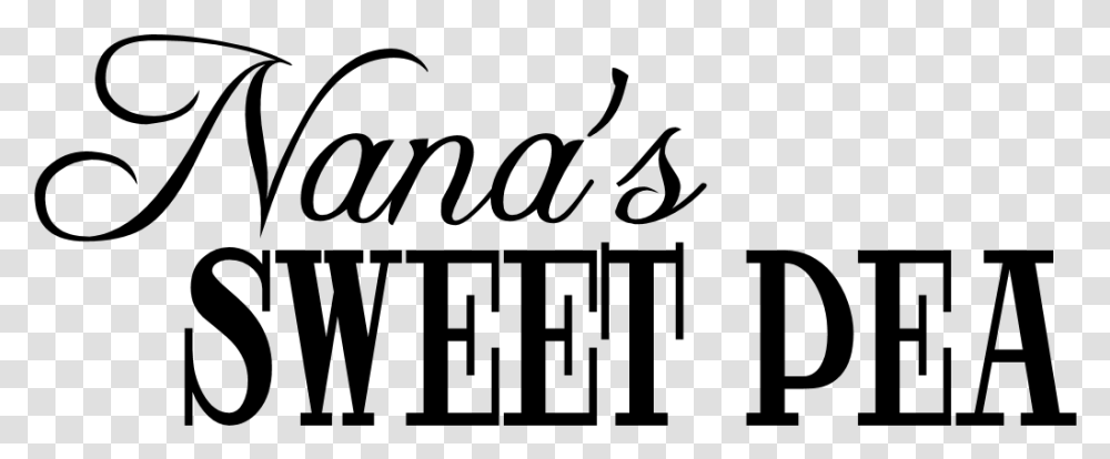 Nana's Sweet Pea Calligraphy, Gray, World Of Warcraft Transparent Png