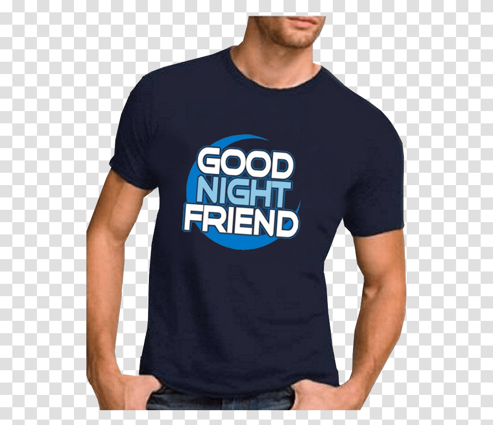 Nancy Grace Unisex Navy Tee Good Night Friend Active Shirt, Apparel, T-Shirt, Sleeve Transparent Png