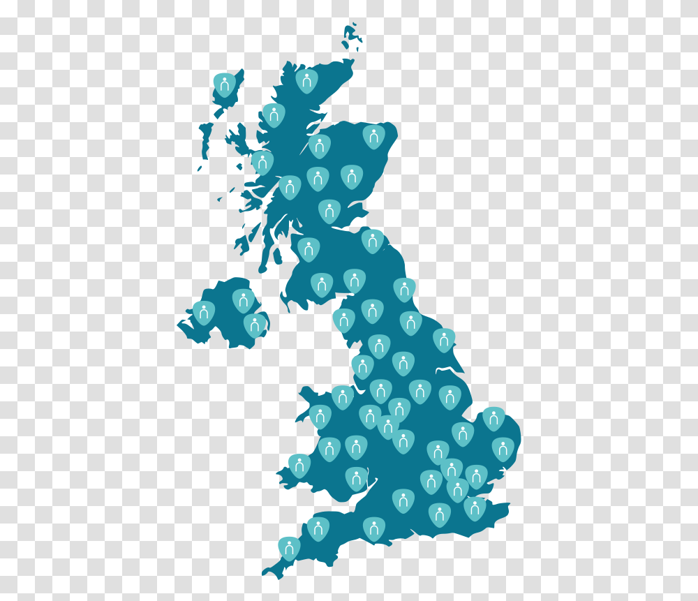 Nanny Clipart Great Britain Map Grey, Number Transparent Png