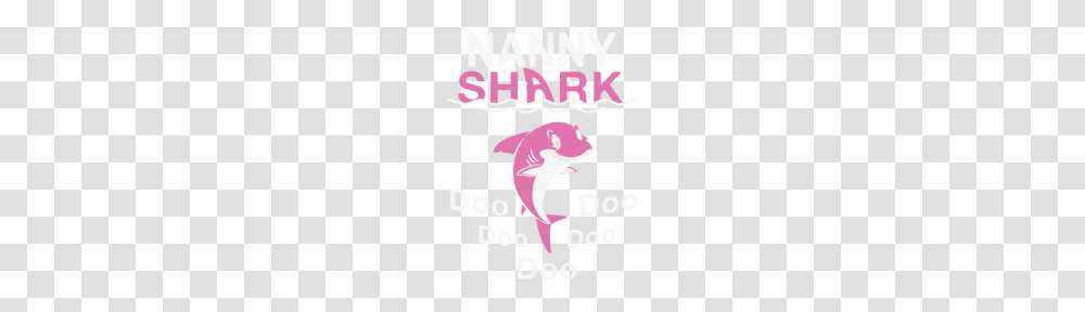 Nanny Shark Doo Doo Pink Fish Shark, Poster, Advertisement, Flyer, Paper Transparent Png