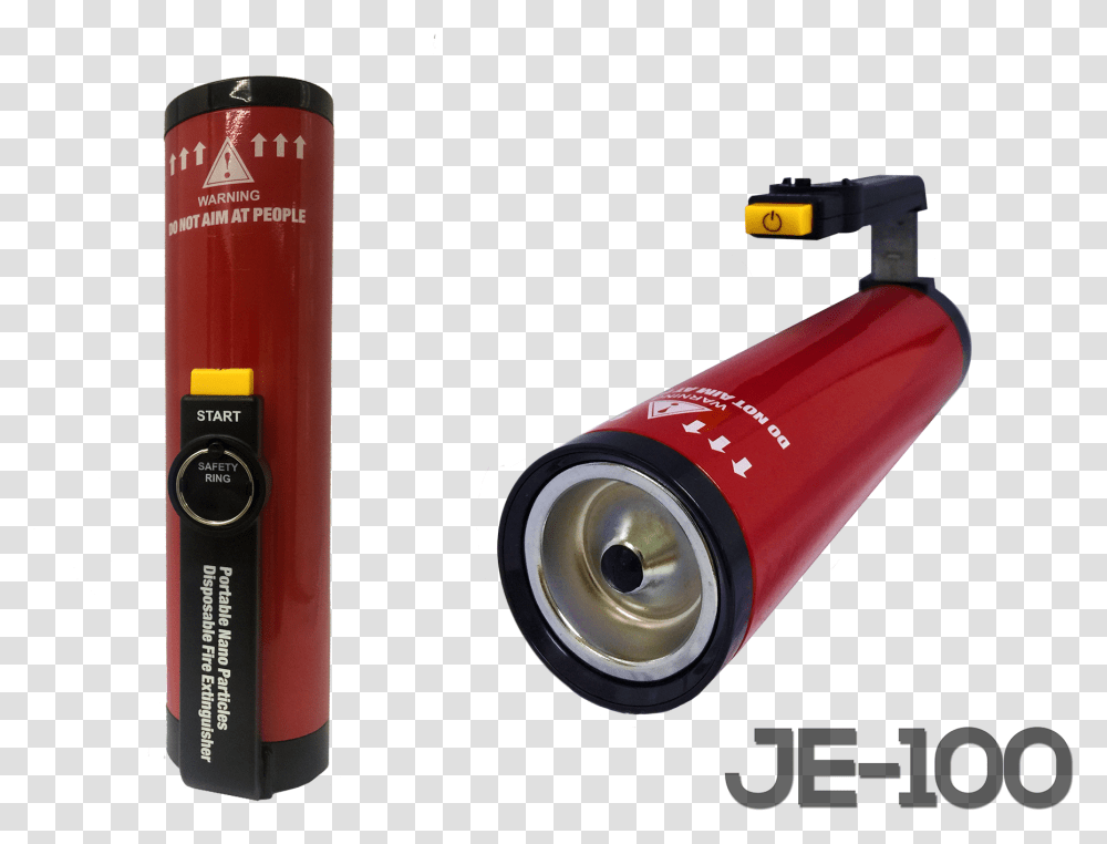 Nano Portable Fire Extinguisher Compact Fire Extinguisher Je 50, Lighting, Cylinder, Lamp, Bomb Transparent Png