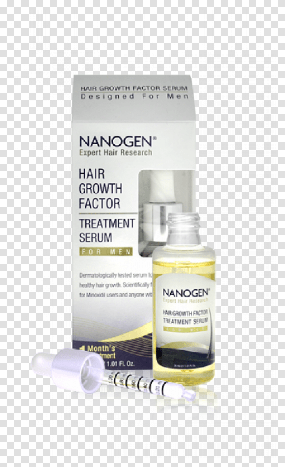 Nanogen Hair Growth Factor Serum For Men Transparent Png – Pngset.com
