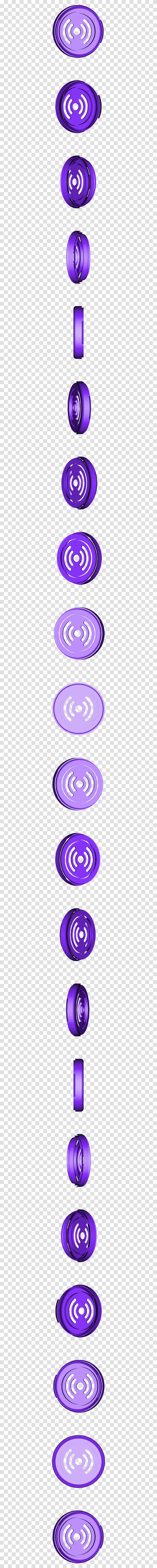 Nanotech Arc Reactor Template, Purple, Frisbee, Toy, Logo Transparent Png
