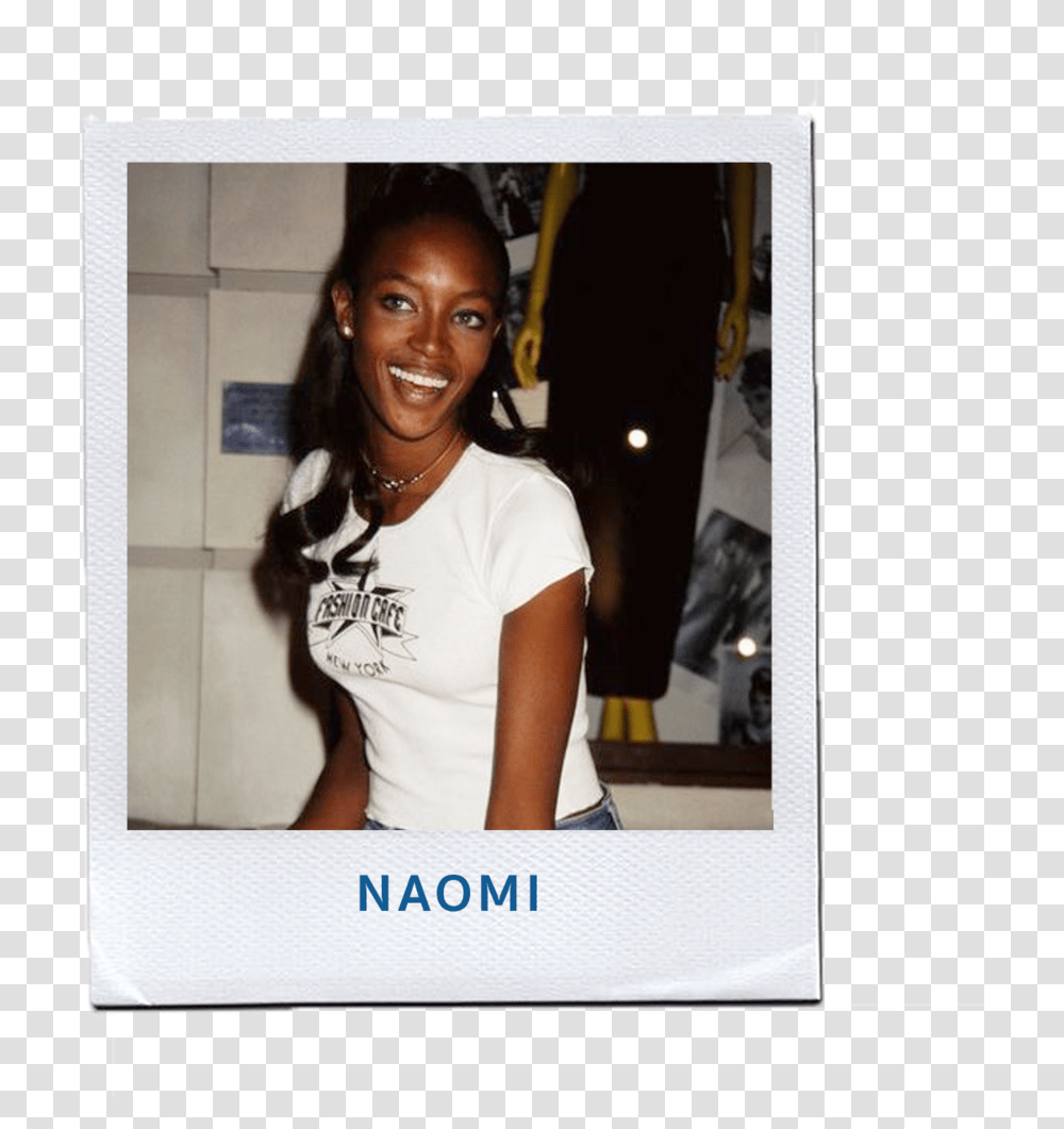 Naomi Campbell 90s Fashion, Person, Female, Face Transparent Png