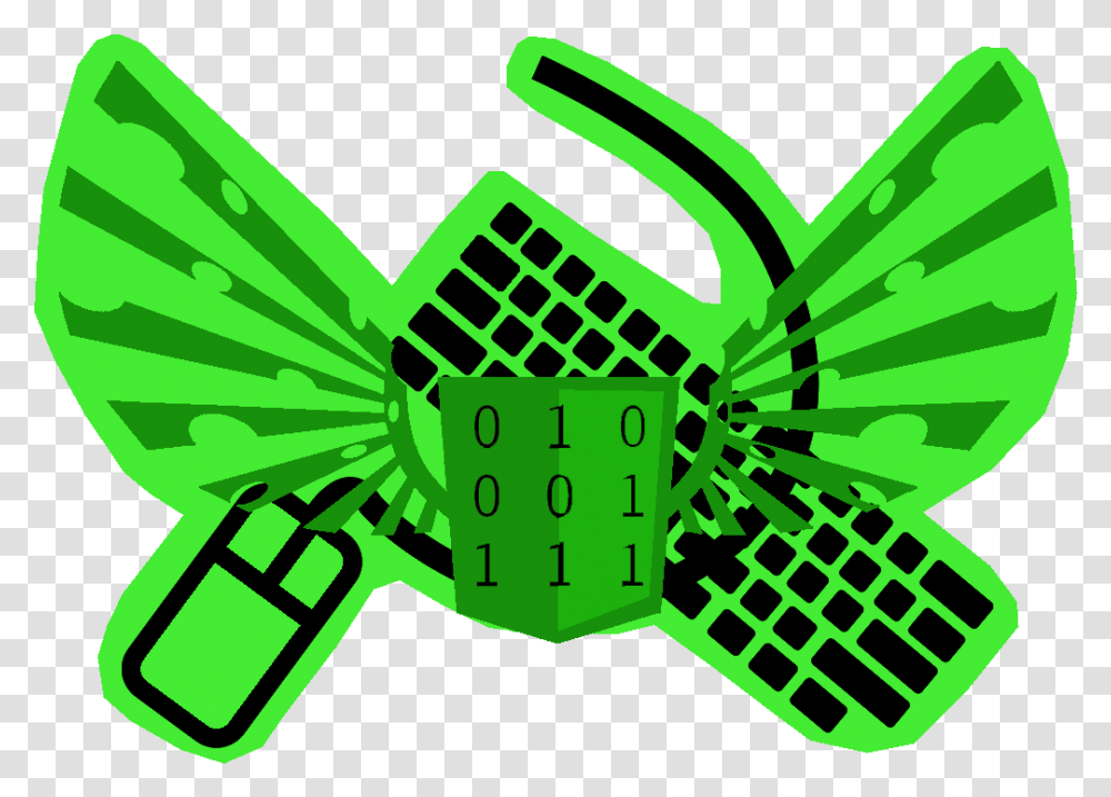 Naomi Hacker Sticker Keyboard And Mouse Cartoon, Green, Dynamite, Plant Transparent Png