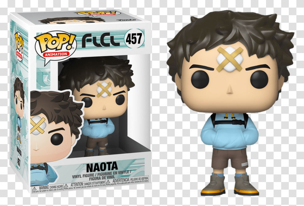 Naota Pop Vinyl Figure Fooly Cooly Funko Pop, Person, Plant, Toy, People Transparent Png