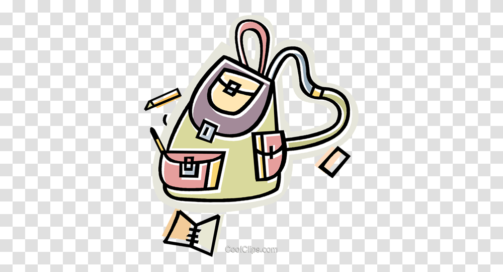 Nap Sack School Bag Royalty Free Vector Clip Art Illustration, Dynamite, Bomb, Weapon, Weaponry Transparent Png