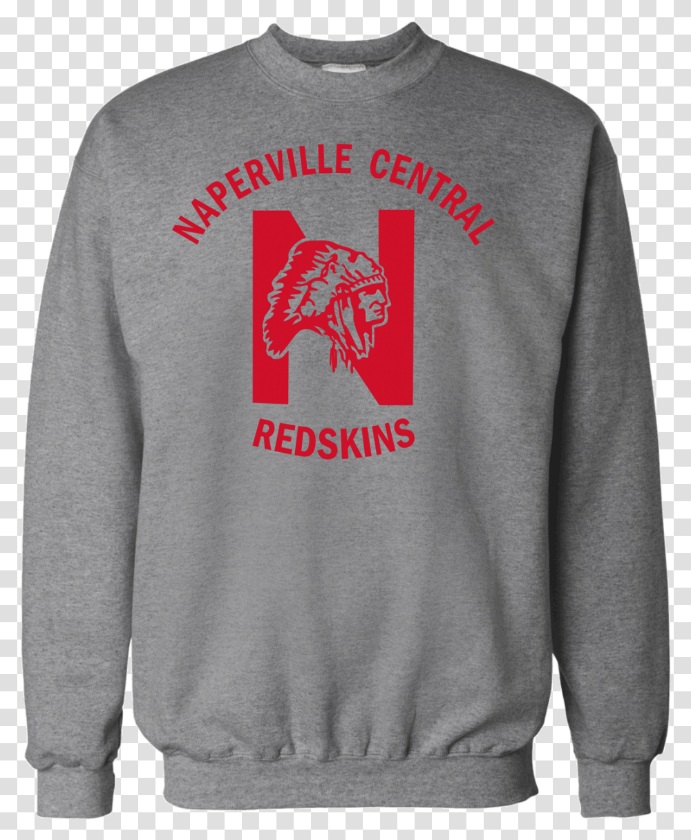 Naperville Redskins Crew Neck Sweatshirt Funny Ugly Christmas Sweater, Clothing, Apparel, Sleeve, Long Sleeve Transparent Png