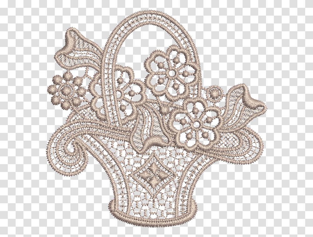 Napkin Embroidery Big Buddha, Lace, Rug Transparent Png