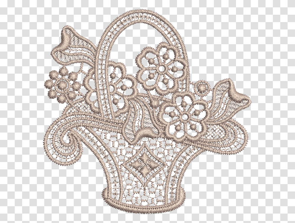 Napkin Embroidery Needlework, Rug, Lace Transparent Png