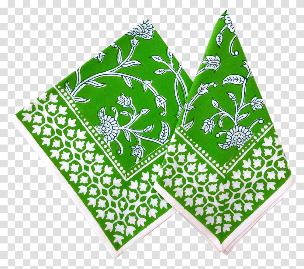 Napkin English Green Art Paper, Rug, Hat, Clothing, Apparel Transparent Png