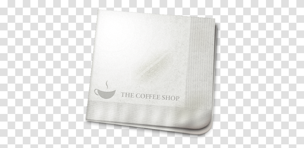 Napkin Icon Napkin Coffee Shop, Business Card, Paper, Text Transparent Png