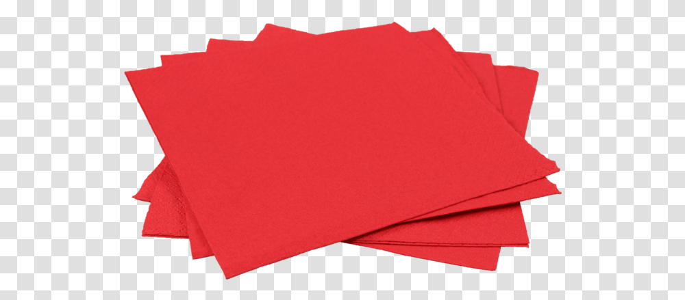 Napkin Paper 2 Ply 33x33cm Red Construction Paper, Paper Towel, Tissue, Apparel Transparent Png