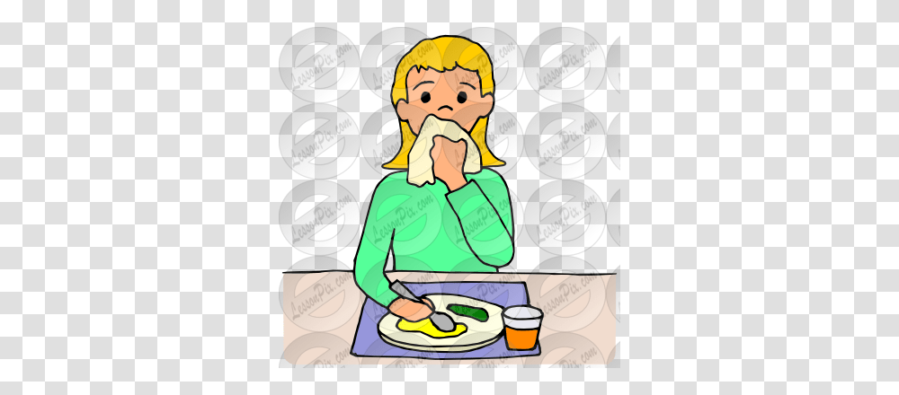 Napkin Picture For Classroom Therapy Use, Person, Word, Bowl Transparent Png