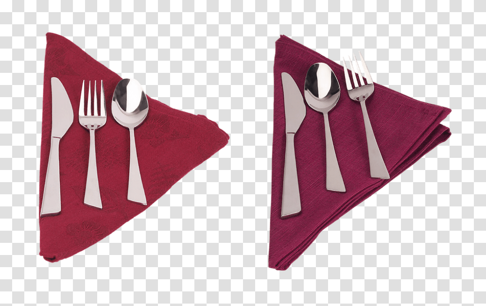 Napkin, Tableware, Fork, Cutlery, Tie Transparent Png