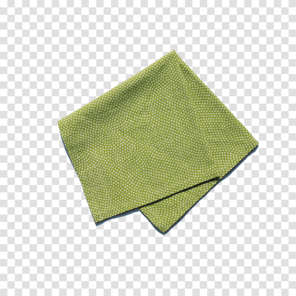 Салфетки зеленые тканевые