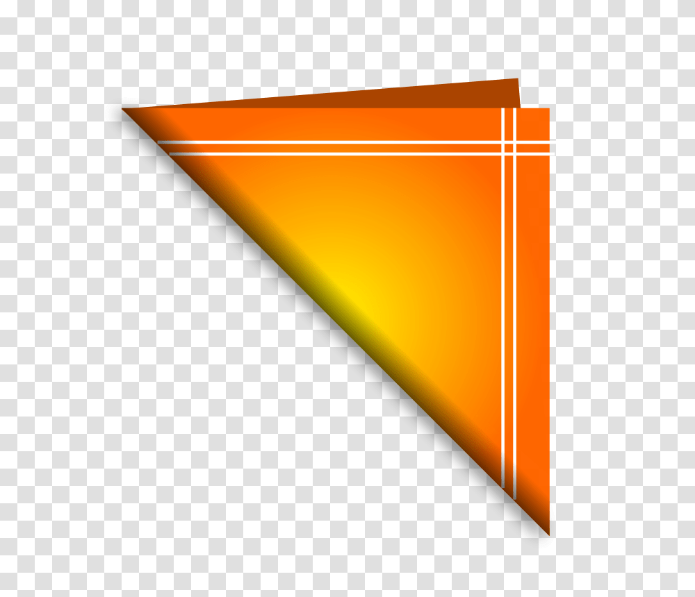 Napkin, Triangle Transparent Png