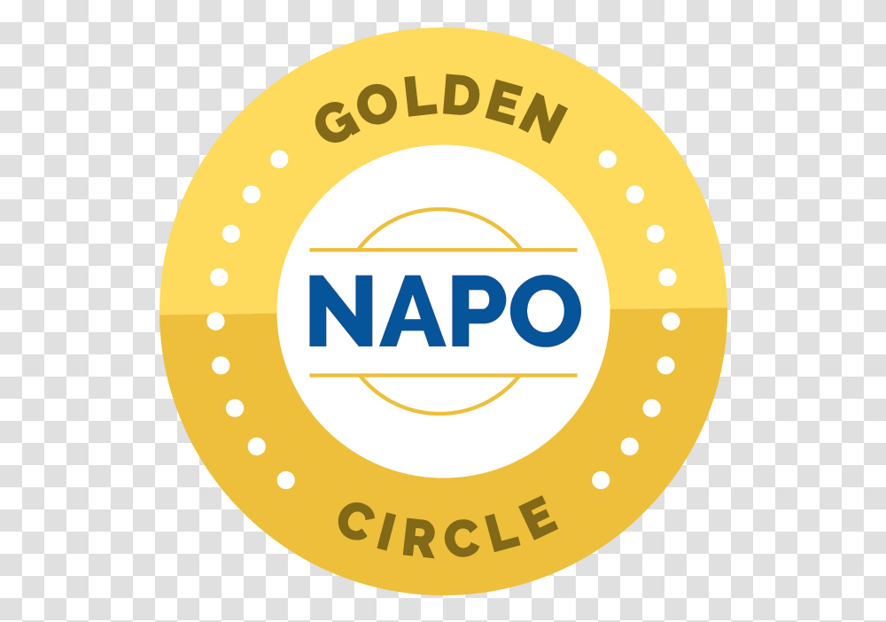 Napo Golden Circle Logo Circle, Label, Sticker Transparent Png