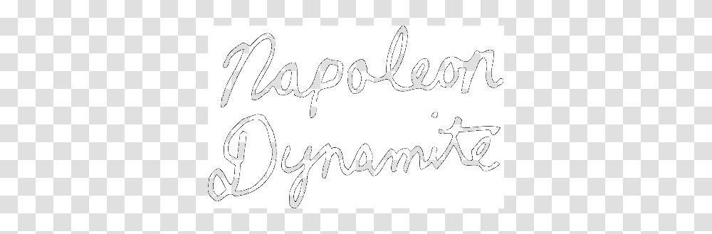 Napoleon Dynamite Logos Kostenloses Logo, Handwriting, Bomb, Weapon Transparent Png