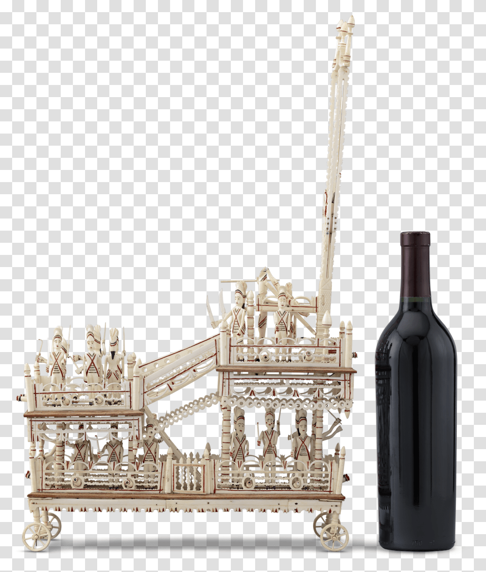 Napoleonic Prisoner Of War Guillotine Wine Bottle, Alcohol, Beverage, Drink, Red Wine Transparent Png