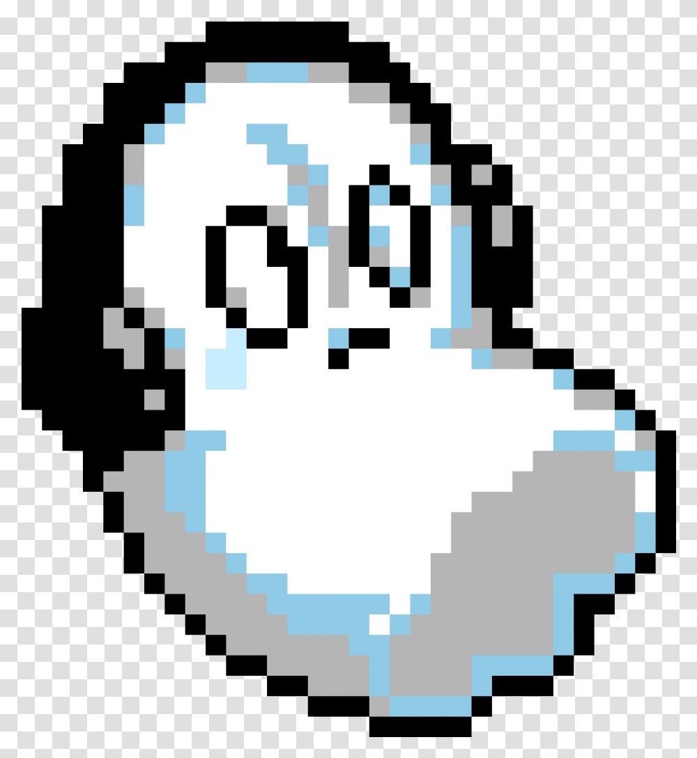 Napstablook Pixel Art, Rug, Sweets, Food Transparent Png