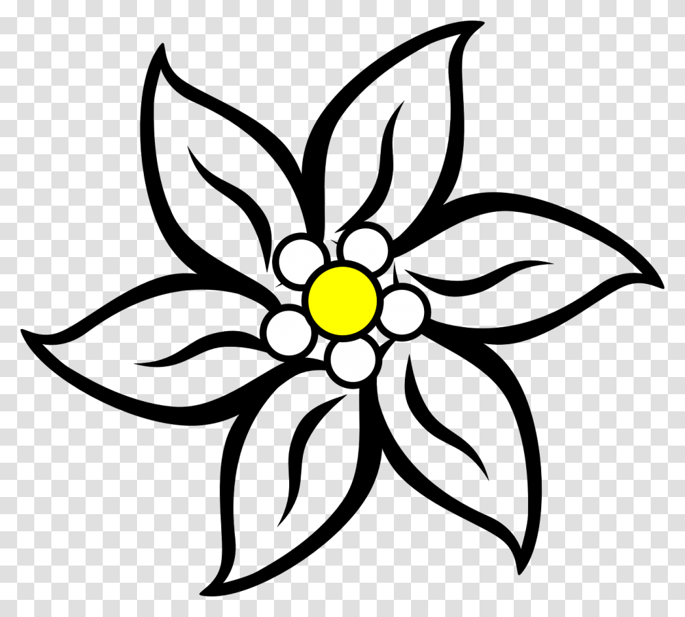 Narcissus Drawing Edelweiss Flower Jpg Stock Flower Mothers Day Drawings, Moon, Outer Space, Night, Astronomy Transparent Png