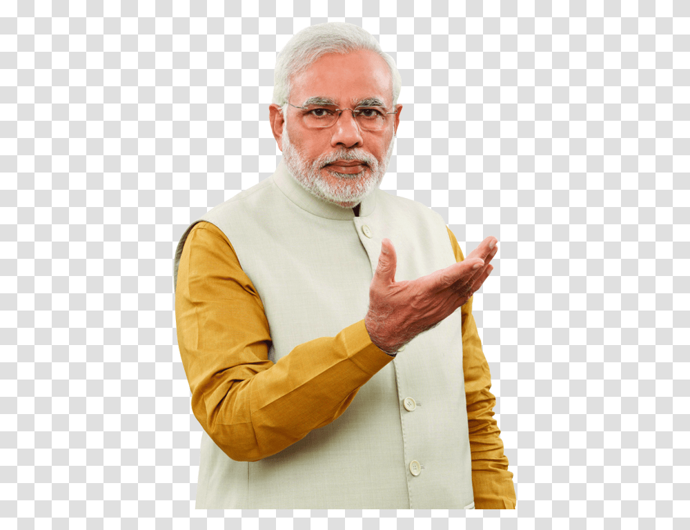 Narendra Modi Image Pm Narendra Modi Hd Pic Download, Person, Face, Shirt Transparent Png